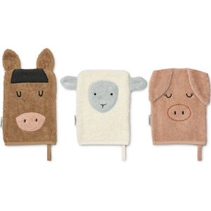 Liewood - Sylvester Washandjes (Set van 3)