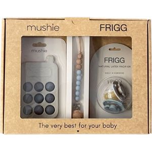 FRIGG/Mushie -  GIFTBOX -  Set van 3