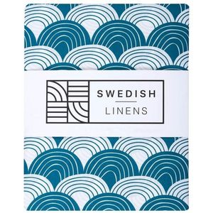 Swedish Linens - Ledikant Hoeslaken Rainbows (60x120cm)
