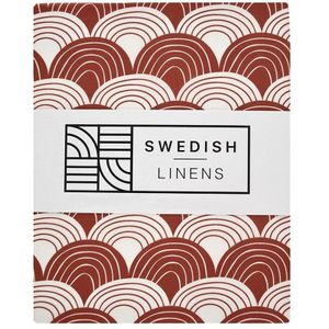 Swedish Linens - Jr. Bed Ledikant Hoeslaken Rainbows (70x140cm)