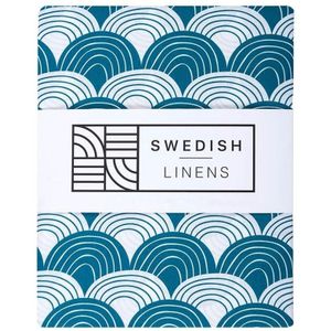 Swedish Linens - Wieg Hoeslaken Rainbows (40x80cm)