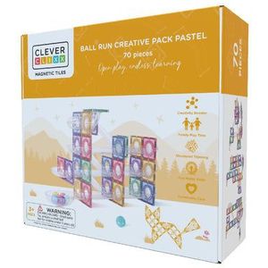 Cleverclixx Ball Run Creative Pack Pastel | 70 Stuks