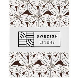 Swedish Linens - Ledikant Hoeslaken Flowers (60x120cm)
