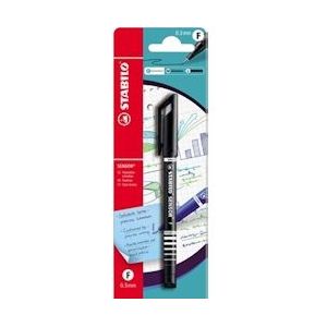 STABILO SENSOR fineliner, 0,3 mm, zwart, op blister, PAK VAN 10 - 4006381192811