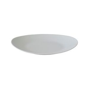 METRO Professional Plat bord Adeani, porselein, 33 x 23 cm, ovaal, wit, 6 stuks - wit Porselein 451466