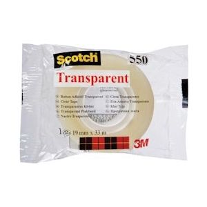 Scotch transparante tape 550 ft 19 mm x 33 m - 7100029278