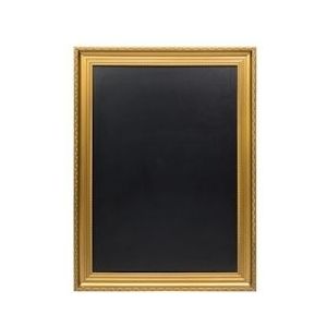Securit® Klein Wandkrijtbord Met Gouden Lijst  70x100 cm|6.8 kg - goud Massief hout WBC-G-105