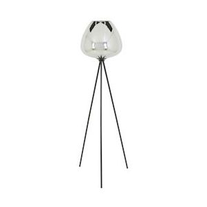 Light & Living Vloerlamp Mayson - Grijs - Ø42x146 cm - grijs Glas 8717807633509