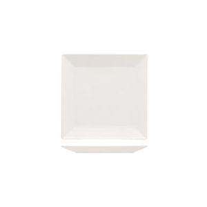 METRO Professional Plat bord Modern, porselein, 25 x 25 cm, vierkant, wit, 6 stuks - wit Porselein 4337182198598
