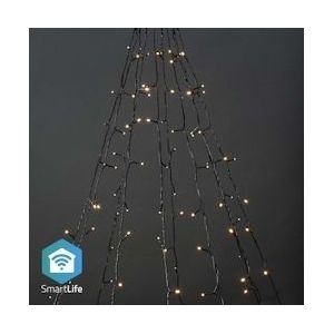 Nedis SmartLife-kerstverlichting - Boom - Wi-Fi - Warm Wit - 200 LED's - 20.0 m - 10 x 2 m - Android / IOS - 5412810404322
