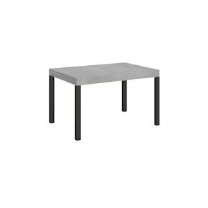 Itamoby Uitschuifbare tafel 90x130/390 cm Everyday Antraciet Cementstructuur - 8050598017845