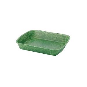 greenbox - Herbruikbare menubakjes Häppy-Box, spinazie/donkergroen, 24,5 x 20 x 4,5 cm, HP4, 60 St. - DFC00829