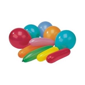 PAPSTAR, Ballonnen assorti kleuren "verschillende vormen" - Latex 4002911286517