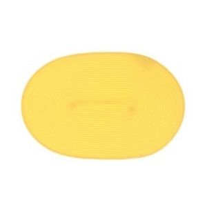 Unique Living Placemat Daisy 45x30cm oval soft yellow - geel 8714503957755