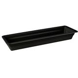 Pujadas Gastronorm bak zwart melamine | 2/4 GN | 53x16,2x6,5(h)cm - EMG-060427