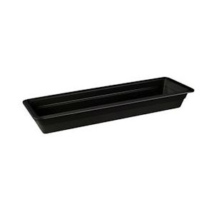 Pujadas Gastronorm bak zwart melamine | 2/4 GN | 53x16,2x6,5(h)cm - EMG-060427