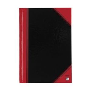 Bantex notitieboekje, ft A6, 192 bladzijden, gelijnd, rood en zwart, Pak van 6 - 4006144933828