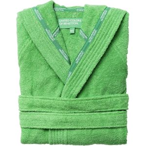 Benetton - Badjas L/XL 100% Katoen 360GSM in Groen - L/XL groen BE204