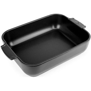 Peugeot Appolia rechthoekige ovenschaal 32cm satijnzwart