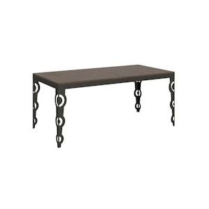 Itamoby Uitschuifbare tafel 90x180/440 cm Karamay Evolution Walnoot Antraciet Structuur - 8050598011751