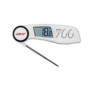 Thermometer digitaal met inklapbare RVS voeler -30t/m +220 graden 19(l)cm - EMG-926010