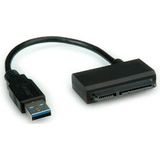 ROLINE USB 3.2 Gen 1 naar SATA 6.0 Gbit/s converter - zwart 12.02.1043