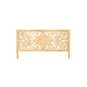 SIT Möbel Bedhoofdbord | oosterse stijl | mangohout naturel | B 220 x D 4 x H 120 cm - bruin Hout 13755-01