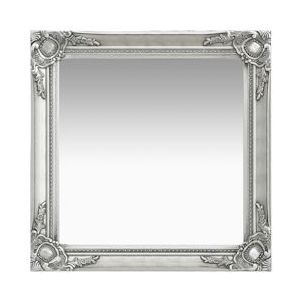 vidaXL Wandspiegel barok stijl 60x60 cm zilverkleurig - 320334