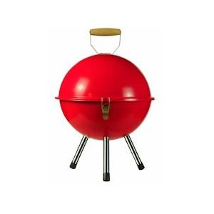 7H SEVEN HOUSE Houtskoolbarbecue Village Red Ø35,5x46cm 7house - rood Staal 8429160759887