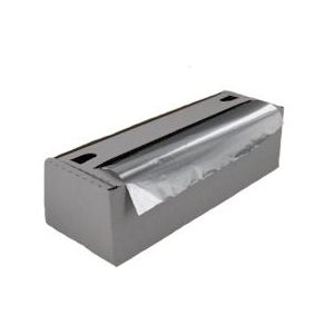 Premium Quality, Aluminiumfolie in dispenserdoos, aluminium 30 cm x 250 m 11my zilver - zilver Aluminium 8712426303673