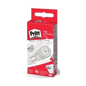 Pritt vulling voor correctieroller Refill Flex 6 mm x 12 m, in ophangdoosje - blauw Papier 9HPRX6H