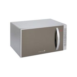 Tarrington House 3-in-1 magnetron MWD4823GC, RVS/glas, 48,5 x 40,5 x 29,3 cm, 23 l, Ø 27 cm, timer, 800 W, zilver - zilver Roestvrij staal 934929