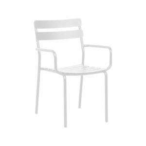 Oviala Business Witte aluminium terrasstoel - wit 110990