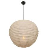Anne Light & Home Hanglamp 2136B dimbaar 1-l. E27-fitting - bruin Hout 2136B
