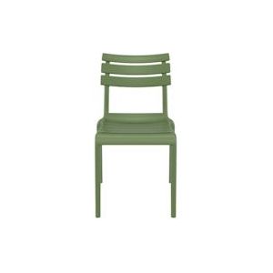 Set 4 stoelen HELEN olijfgroen van Stratum - 4 HELEN OLIVE GREEN