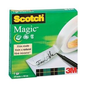 Scotch plakband Magic  Tape ft 19 mm x 66 m - 171454