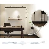 Paulmann - URail - Voedingskabel/Schakelaar - Zwart Mat - 2,4 m