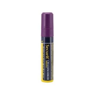 Securit® Originele krijtstift met blokpunt in violet | Set van 6 stuks - paars Multi-materiaal SMA720-VT