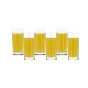 Vinata Verona Longdrinkglazen 29,5 cl - 6.2 cm x 14.1 cm - Frisdrank Glas - Set van 6 - Vaatwasserbestendig - transparant Kristalglas WK-VIN1101