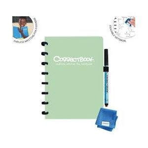 Correctbook A5 Original: uitwisbaar / herbruikbaar notitieboek, blanco, Misty Mint (muntgroen) - groen 8720165125753