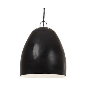 vidaXL Hanglamp industrieel rond 25 W E27 42 cm zwart - 320557