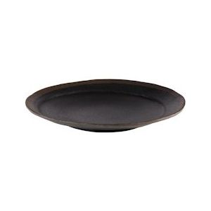 APS Plate/Dinner Plate/Decorative Plate/Melamine Plate -MARONE-Ø 20,5 cm, H: 2,5 cm - zwart Synthetisch materiaal 84729