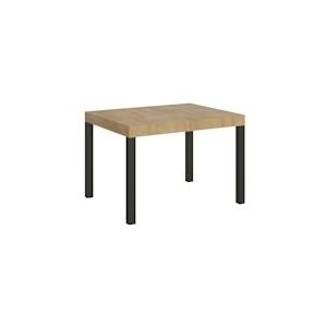 Itamoby Uitschuifbare tafel 70x110/194 cm Everyday Antraciet Natuurlijk Eiken Structuur - 8050598100394