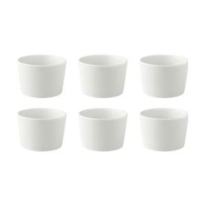 Palmer Schaal White Delight 10 cm 23 cl Wit Porselein 6 stuks - wit Porselein 8717522190370