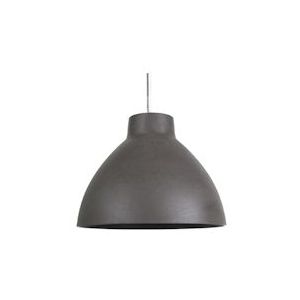 LEITMOTIV Hanglamp Sandstone Look - Donker Grijs - Large - 43x33cm - grijs Steen 8714302612114