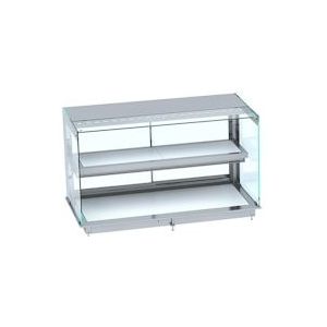 Combisteel Inbouw Warmtevitrine Keramiek Vierkant - Wit 3/1 - 7422242928974