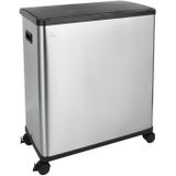 SVITA SR2X30 - Afvalbak - Zilver - Roestvrij staal - 60 liter