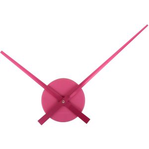 Karlsson Wandklok Little Big Time Mini Metallic - Roze - Ø41cm - Aluminium 8714302749957