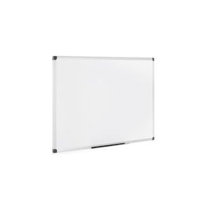 Bi-Office Maya Gelakt Staal Whiteboard Met Aluminium Omlijsting En Pennenbakje, 200x120 cm - wit Staal MA2815170