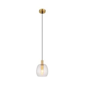 Globo Lighting Globo Hanglamp metaal messingkleurig, 1x E14 - goud Metaal 15789HM